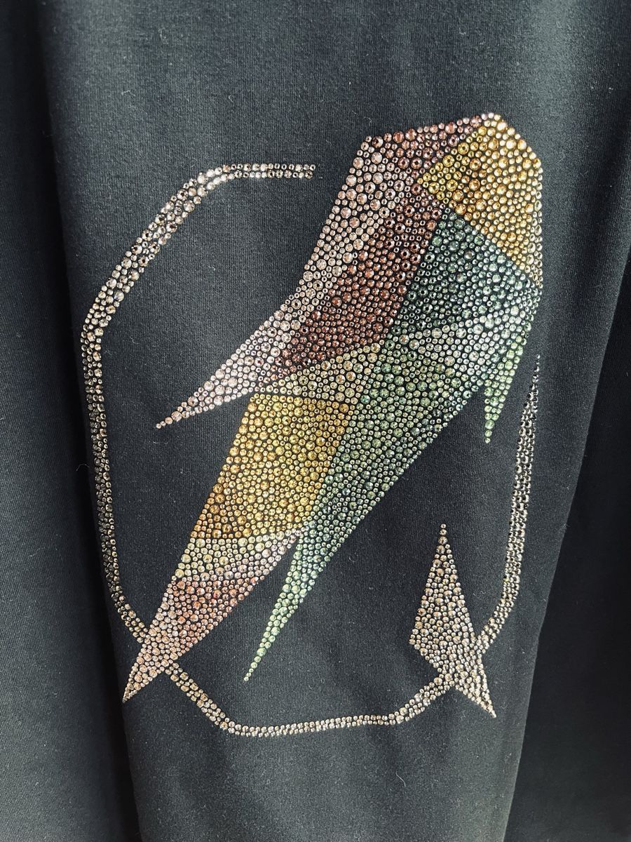 Maglioni & Felpe: Sweat noir strass arc-en-ciel, stylé – Nuovo (secondo la descrizione) da Lausanne venduto da Global.P 3