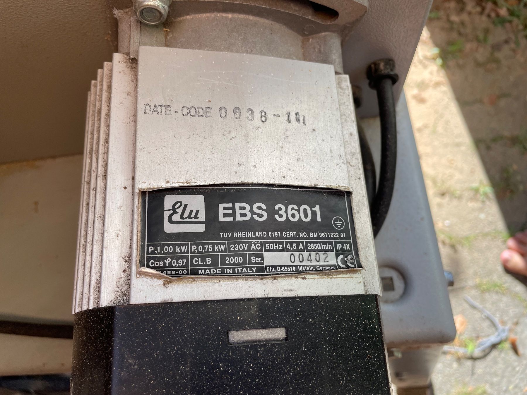 Elu Sägen: Bandsäge ELU Modell EBS 3601Bandsägeblatt 10mm – Gebraucht aus Jona von Eberhard02 3