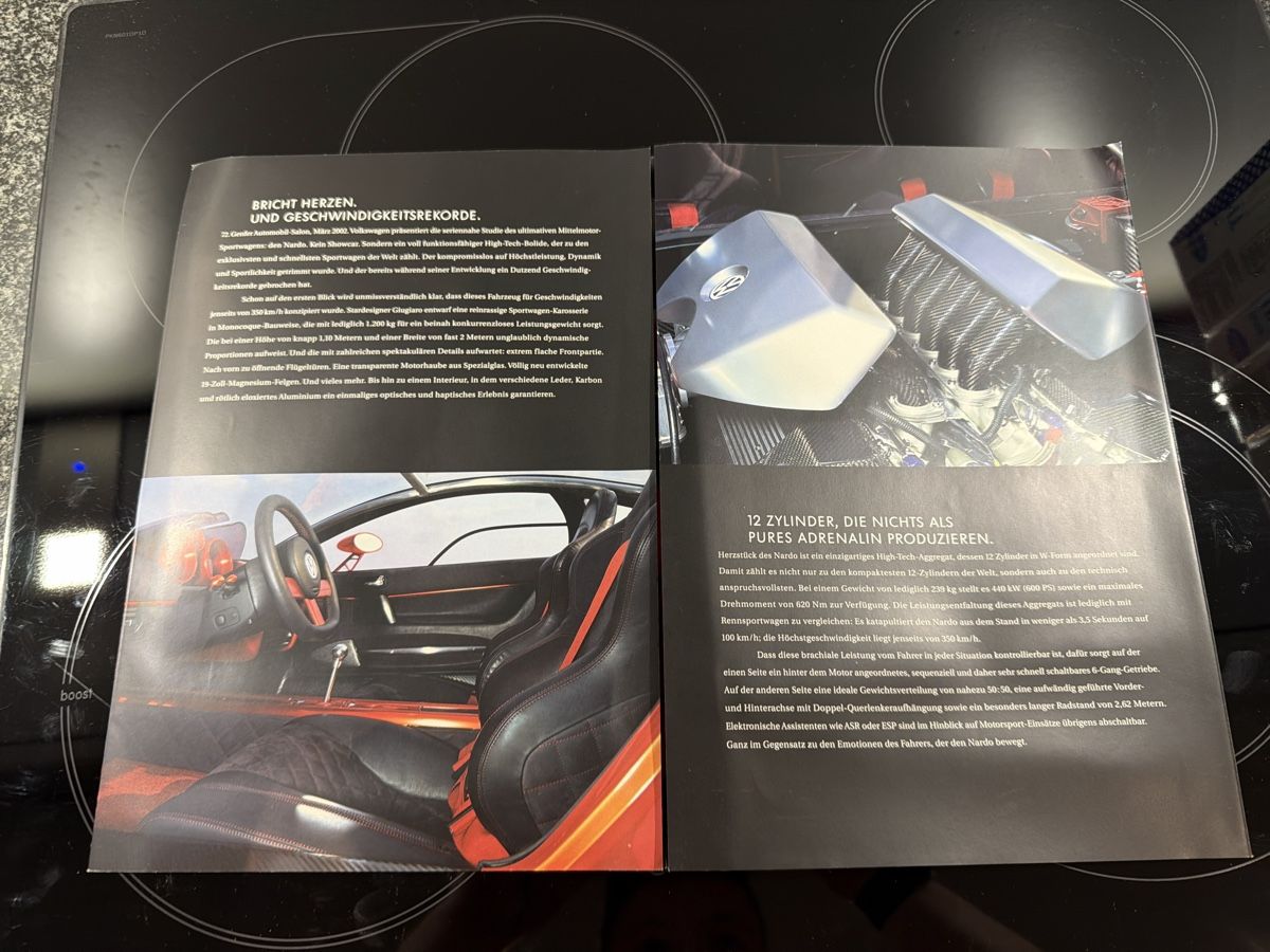 VW Documenti: Prospekt: Volkswagen Nardo – Usato da Wolfwil venduto da Rolex1 1
