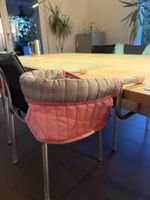 Puppen Tischsitz Baby Born rosa grau guter Zustand