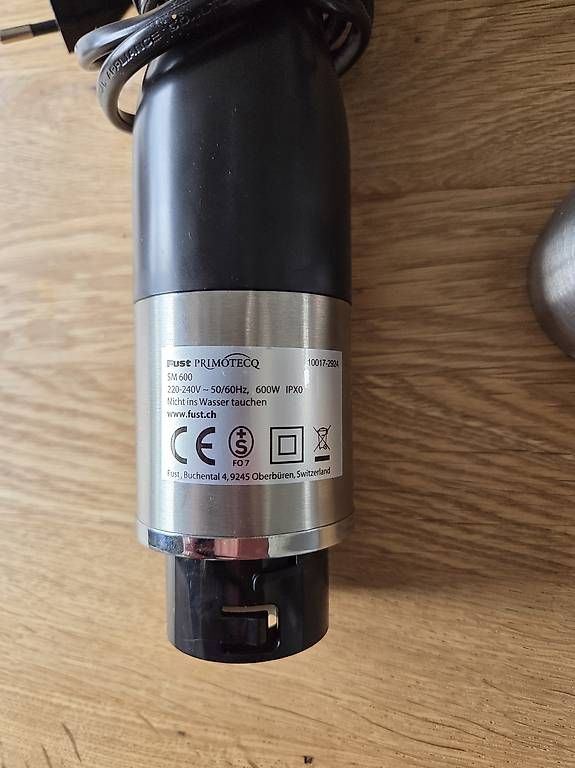 Küchengeräte: Fust Primotecq Stabmixer Edelstahl 60 – Gebraucht aus Einsiedeln von T.engeler 2