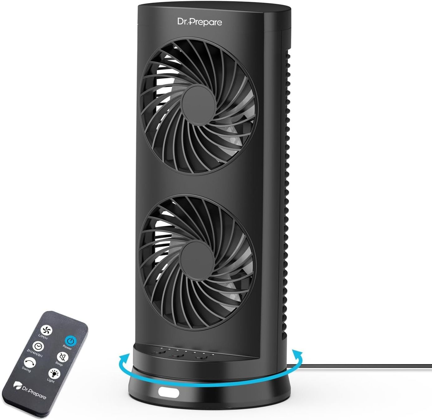 Ventilatori: Mini Tischventilator USB-C leise Fernbedienung Timer 110° – Nuovo e nell'imballaggio originale da Suhr venduto da SchnapperCH