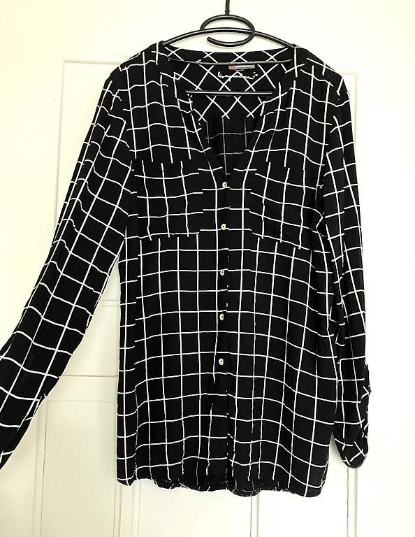 Blusen: Baumwoll- Bluse black white Street One 38/40 – Gebraucht aus Zürich von eis_yx9q