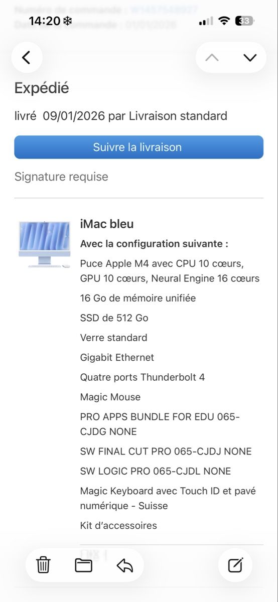 Apple PC: iMac NEW 2026 - Garantie  – Nuovo (secondo la descrizione) da Pully venduto da Spillwine 1