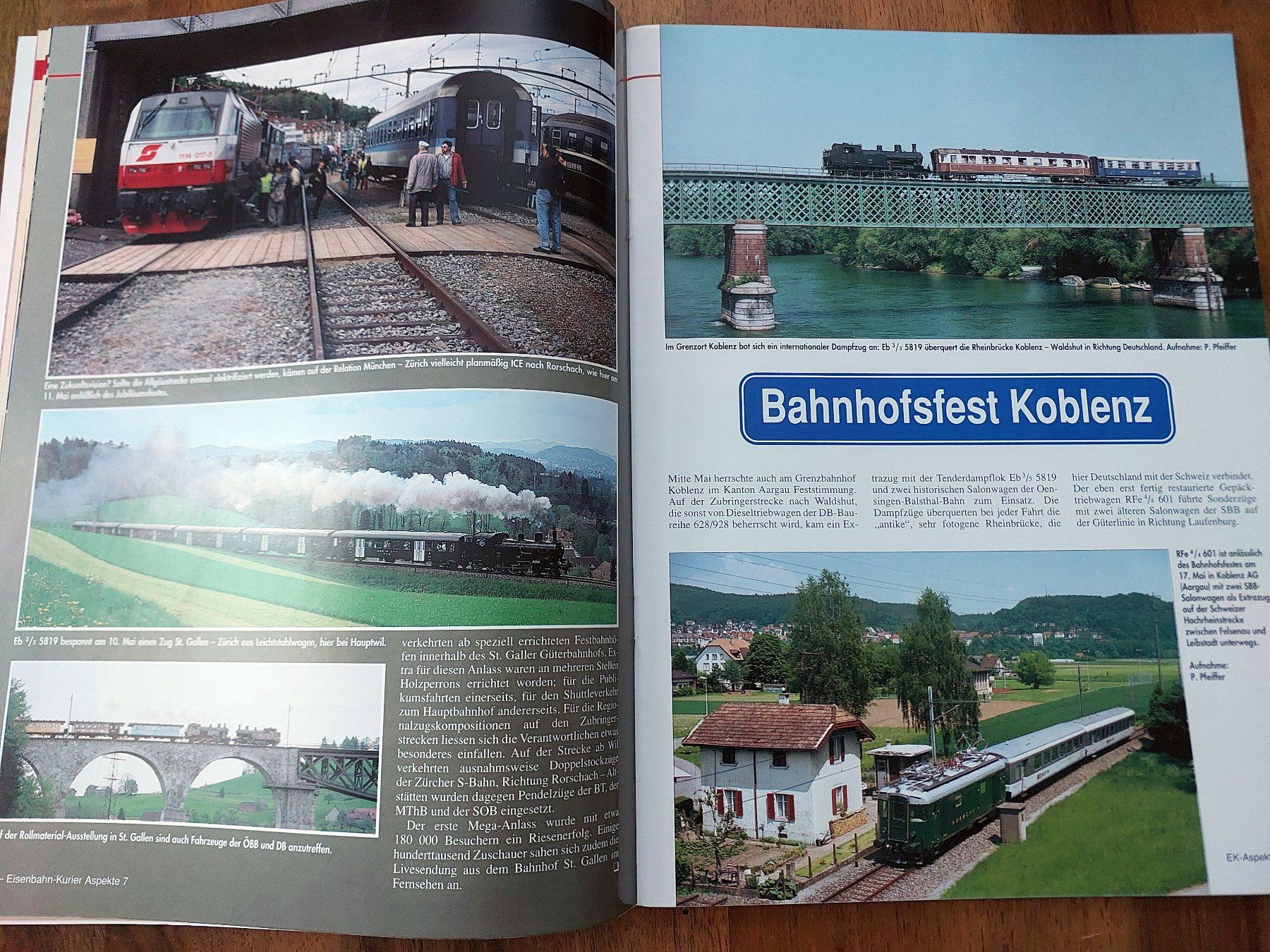 Riviste & Magazine: Eisenbahn-Kurier - Schweiz 1997 – Usato da Schönenwerd venduto da Steidi 4