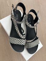 Mjus Sandalen, Schwarz/Creme, Gr. 41☀️