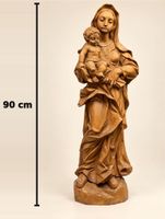 Handgeschnitzte Madonna, H. 90 cm - 10 Kg
