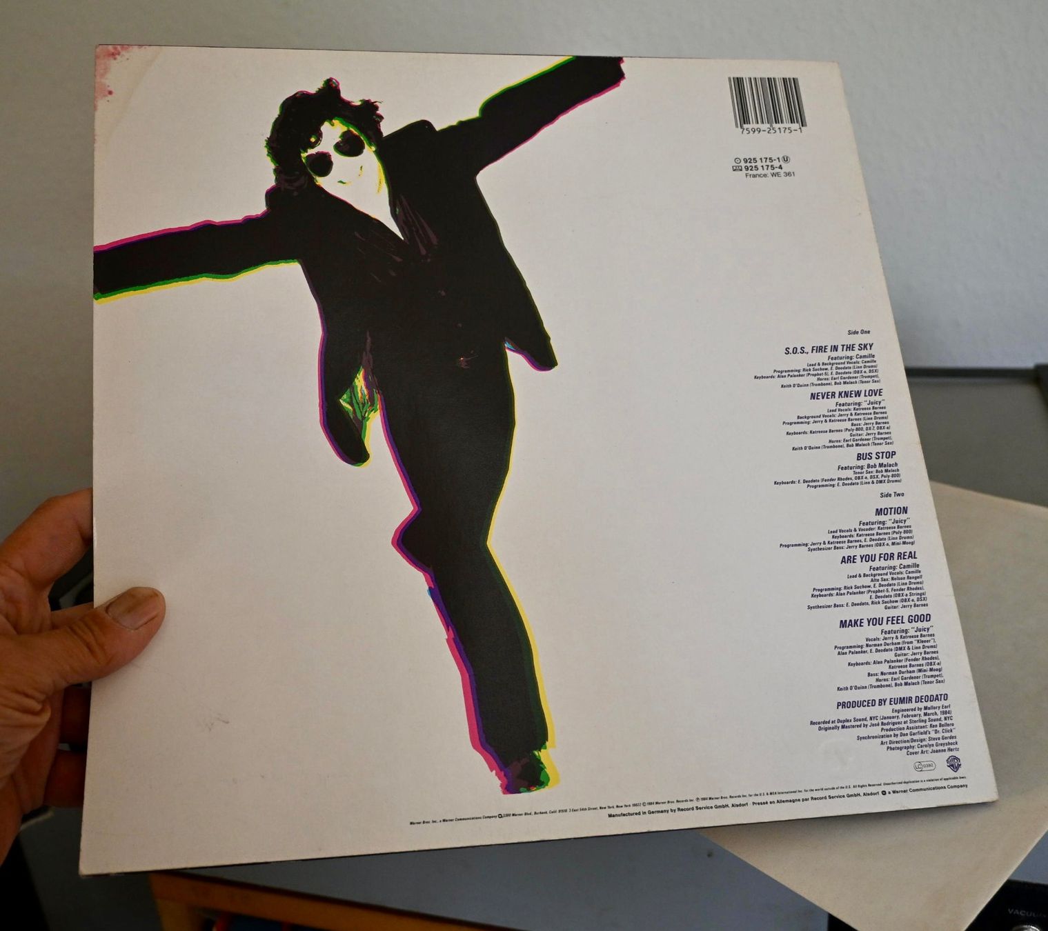 Vinyles: Deodato – Motion  LP 1984 boogie vg+ – D'occasion à Pfaffhausen par mono_rec 1