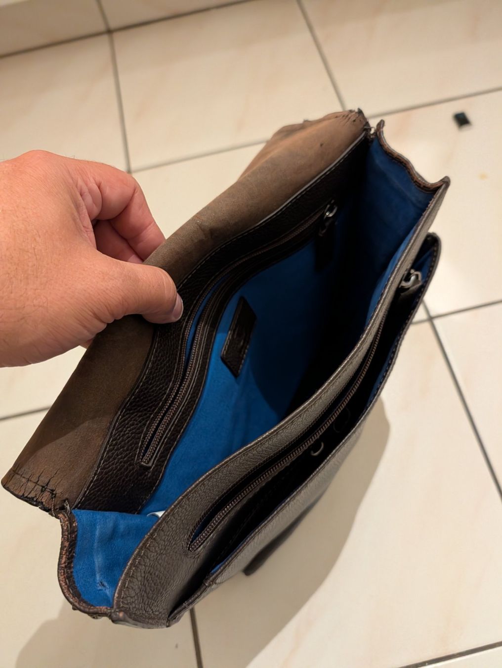 Navyboot Borse: Herren Tasche Leder braun von Navyboot – Usato da Walchwil venduto da whezg 1