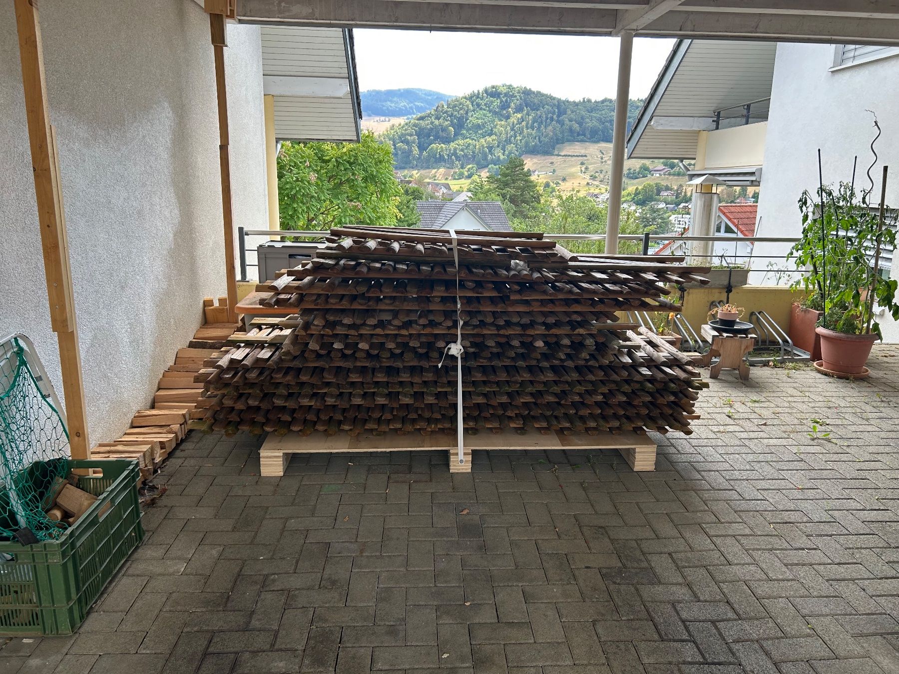 Paravents: Pallisadenzaun – D'occasion à Niederdorf par dom_55p8 3