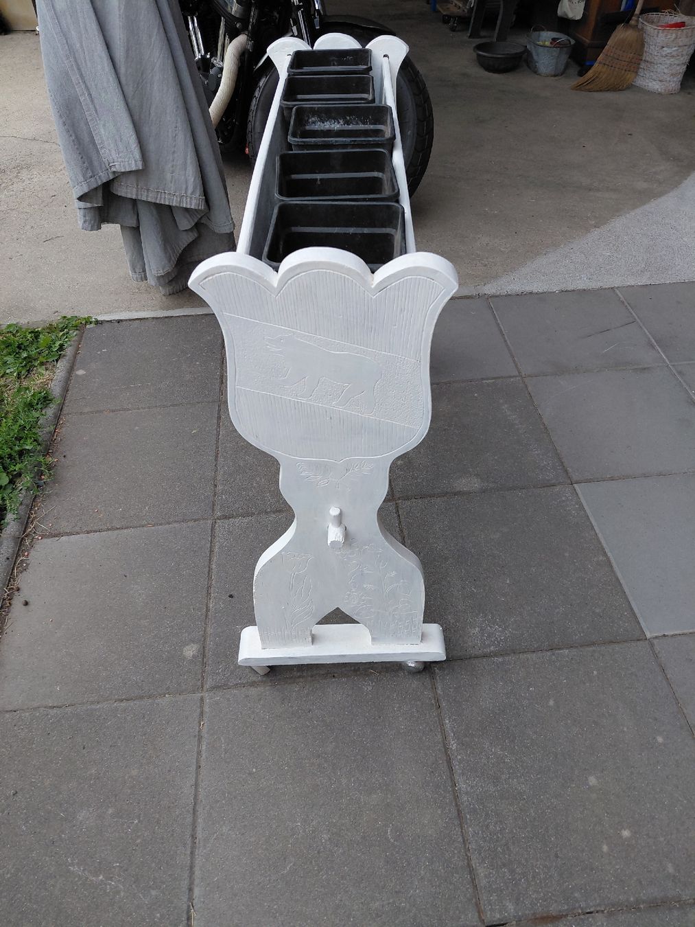 Sonstiges für Haushalt & Wohnen: Blumenmöbel auf rollen b89xt27xh79cm – Gebraucht aus zuchwil von parson65 2