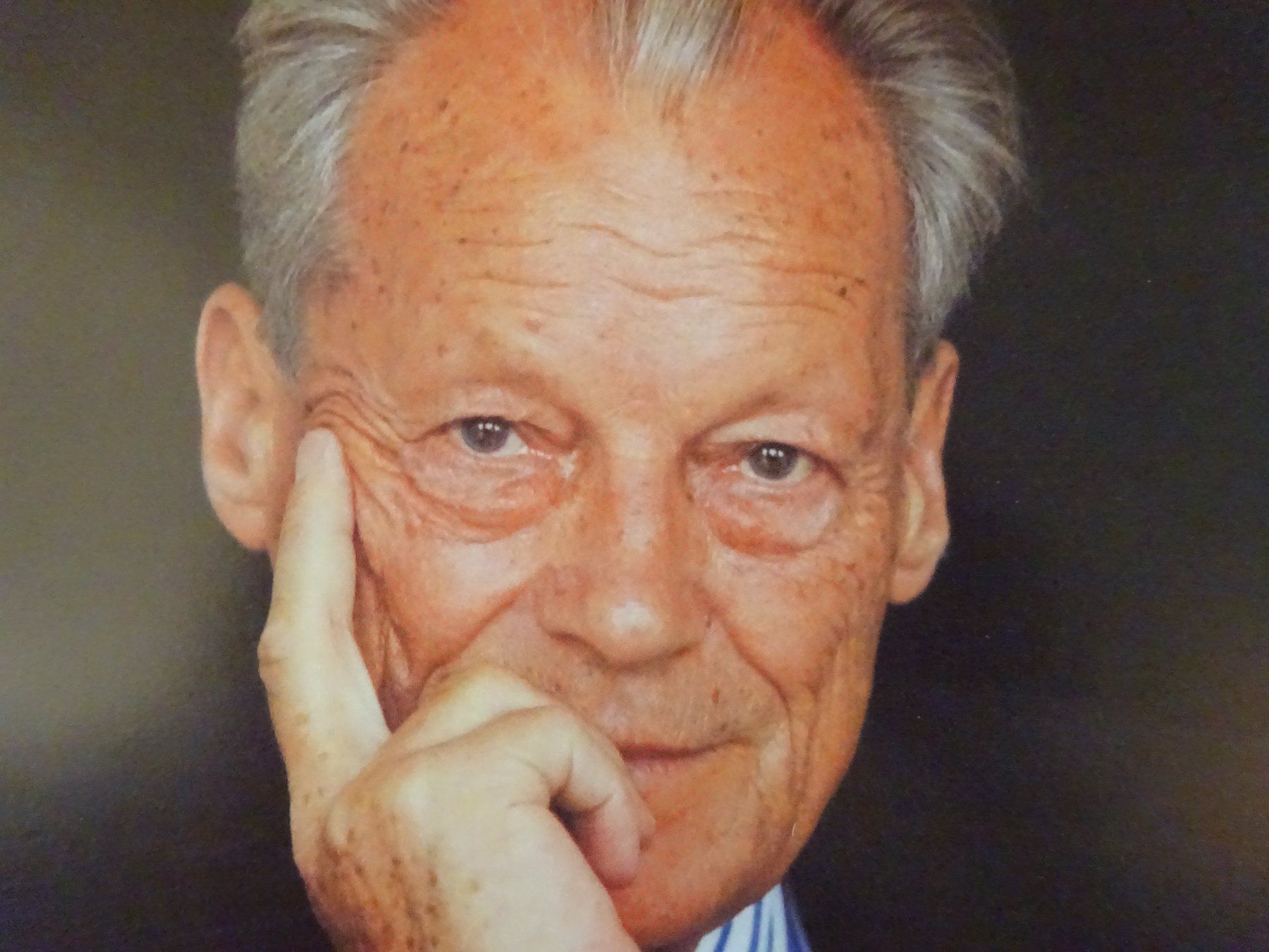 Foto & Immagini: Willy Brandt Plakat 1988 / Autogramm handsigniert – Usato da Esslingen venduto da eintagammeer 1