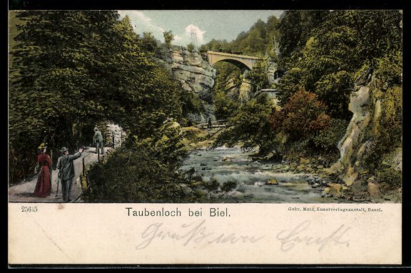 Cartes postales: AK Biel, Taubenloch – D'occasion à Berlin par bartko-reher