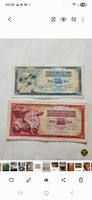 Originale Jugoslawische Banknoten, 50 & 100 Dinar!