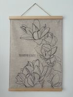 Wandbild/ Deko 50x70cm No Rain no flowers