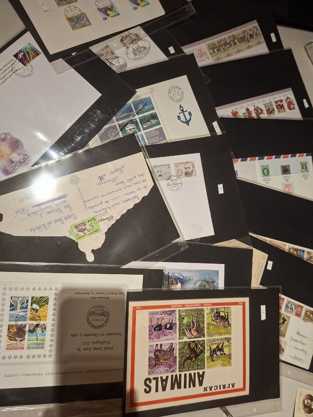 Alle Briefmarken: Briefmarkenalbum  PTT / Geschenkshefte / diverses – Gebraucht aus Balgach von SIMEON27 2