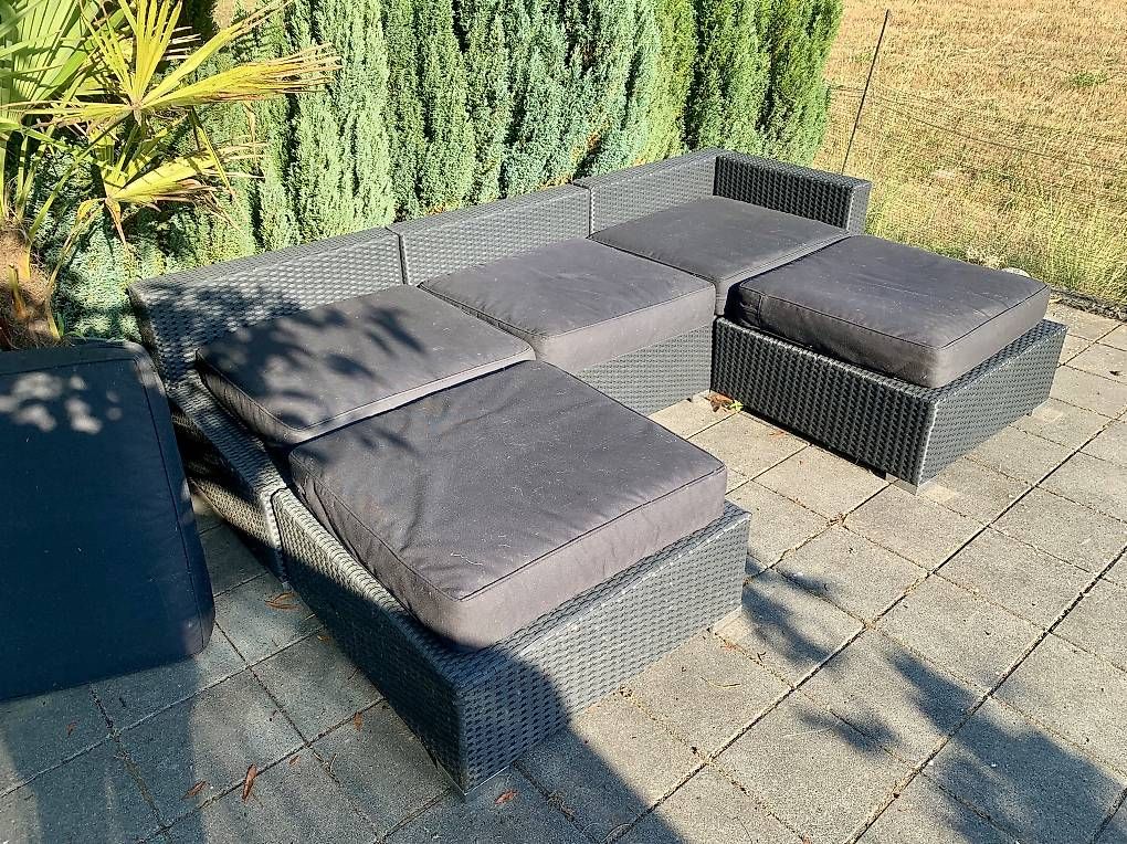 Sofas: Schwarze Lounge – D'occasion à Derendingen par alisha09