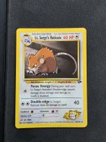 Pokémon Karte Lt. Surge's Raticate Gym Challenge