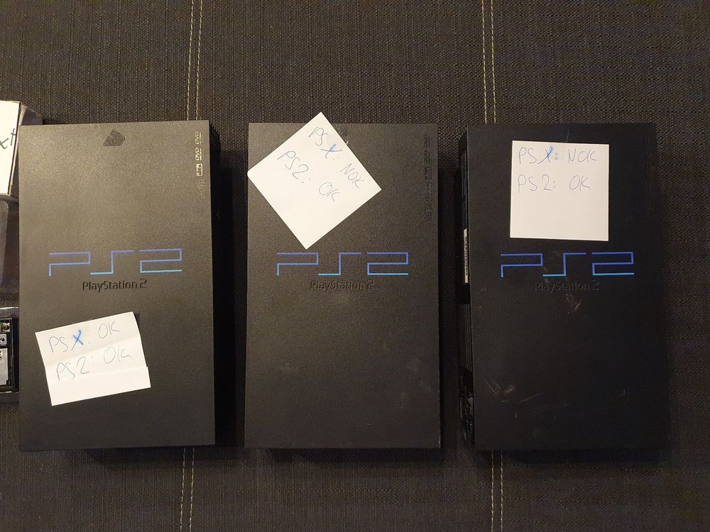 PS2 - Playstation 2 Restposten (Konsolen, Kabel, SSD, HDD) (Gebraucht ...