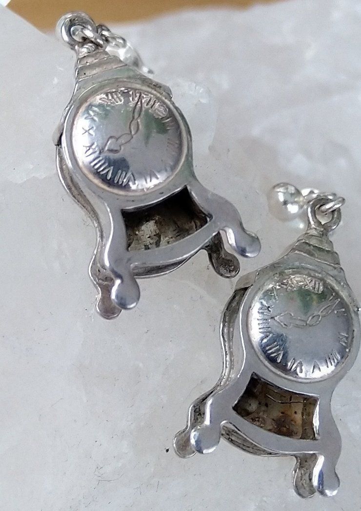 Orecchini pendenti & Orecchini a lobo: EINMALIG PENDEL UHR  OHRRINGE 925 SILBER – Usato da Romanshorn venduto da Glitzer-Paradies