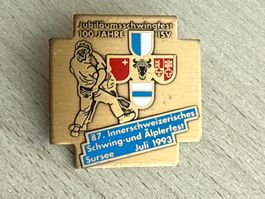 Pin Jubiläumsschwingfest 100 Jahre  Sursee 1993