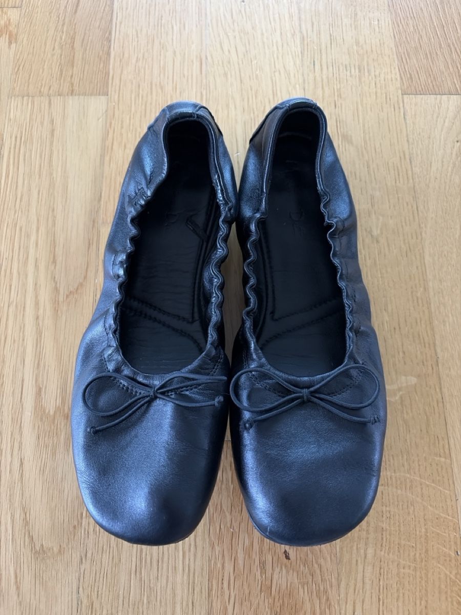 Massimo Dutti Scarpe da donna: Massimo Dutti, schwarze Leder Ballerinas Grösse 38 – Usato da Zürich venduto da ufe_f5q5