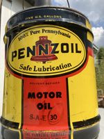 Vintage Pennzoil Oil Kanister/Kanne XXL um 1940 selten!!!