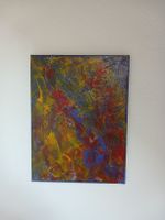Painting: "Fired Up", canvas frame, 30 x 40 cm