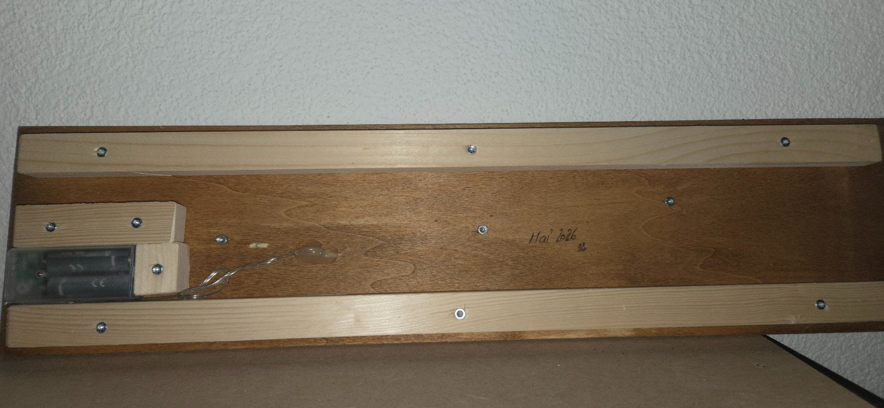Articoli in legno: Wandbrett Concorde, beleuchtet – Usato da Rümikon AG venduto da Schelm 2