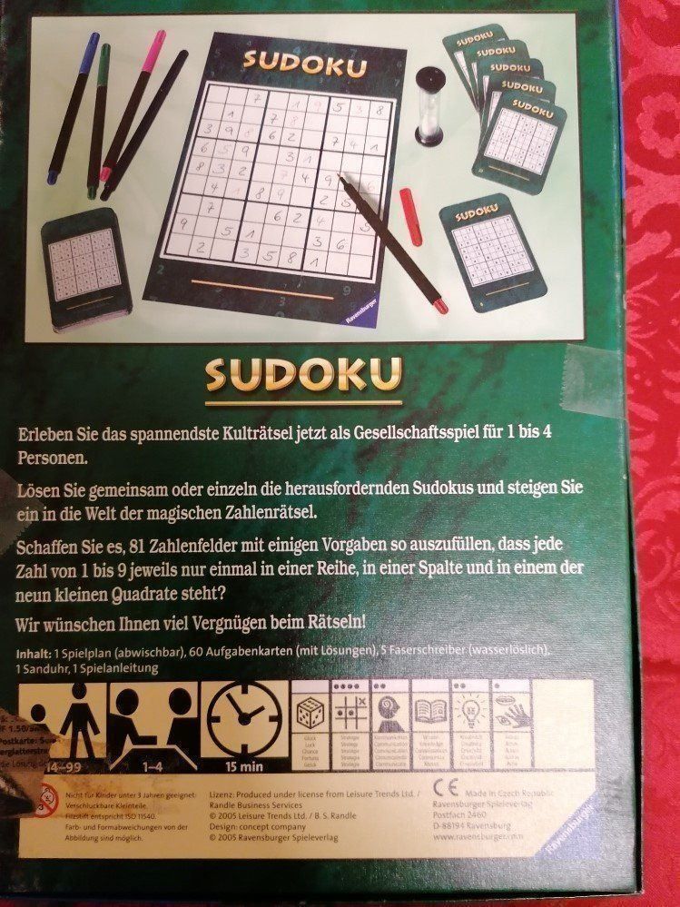 Ravensburger Spiele: SUDOKU – Gebraucht aus Trimmis von hasso123 1