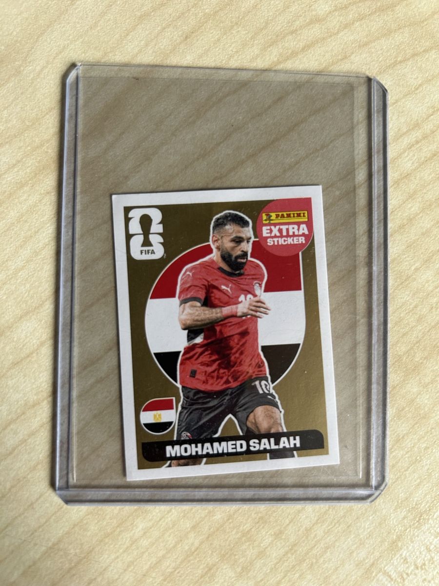 Panini Carte collezionabili: Mohamed Salah extra sticker gold – Nuovo (secondo la descrizione) da Köniz venduto da Elbofeton