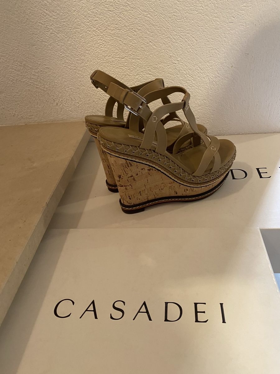 Casadei Scarpe da donna: Casadei Sandales compensées élégantes, taille 40 – Usato da Genolier venduto da ber_j8yx 3