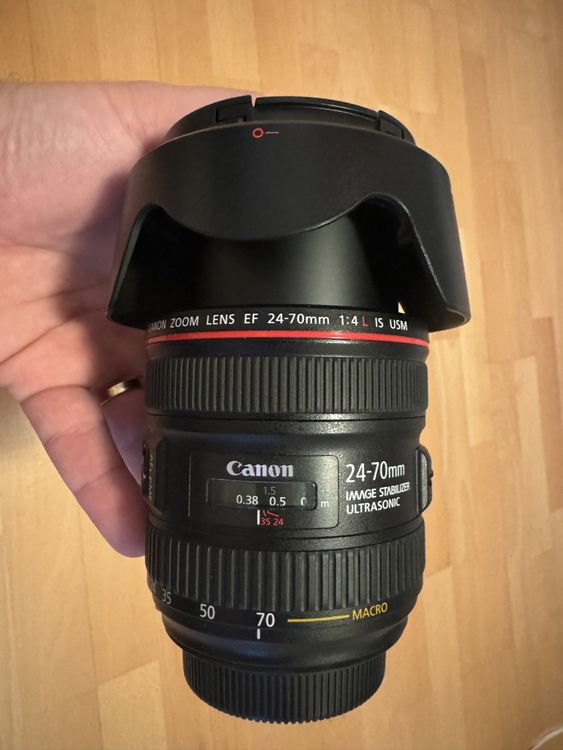 Lens Canon Ef 24-70 Mm 4,0 L 