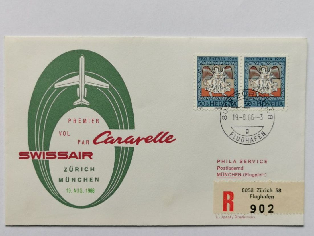 Alle Briefmarken: Flugbrief 1968 – Neu (gemäss Beschreibung) aus Aadorf von Chnorli-Furz