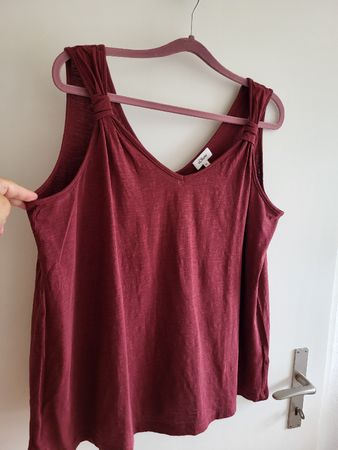 Damen Tanktop s.Oliver rot Gr 46 guter Zustand