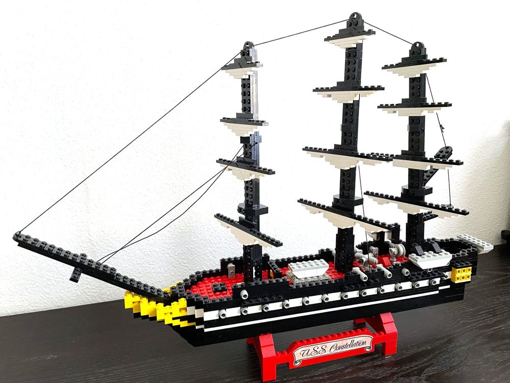 LEGO Hobby Set 398 USS Constitution Ship 1978 Kaufen Auf Ricardo