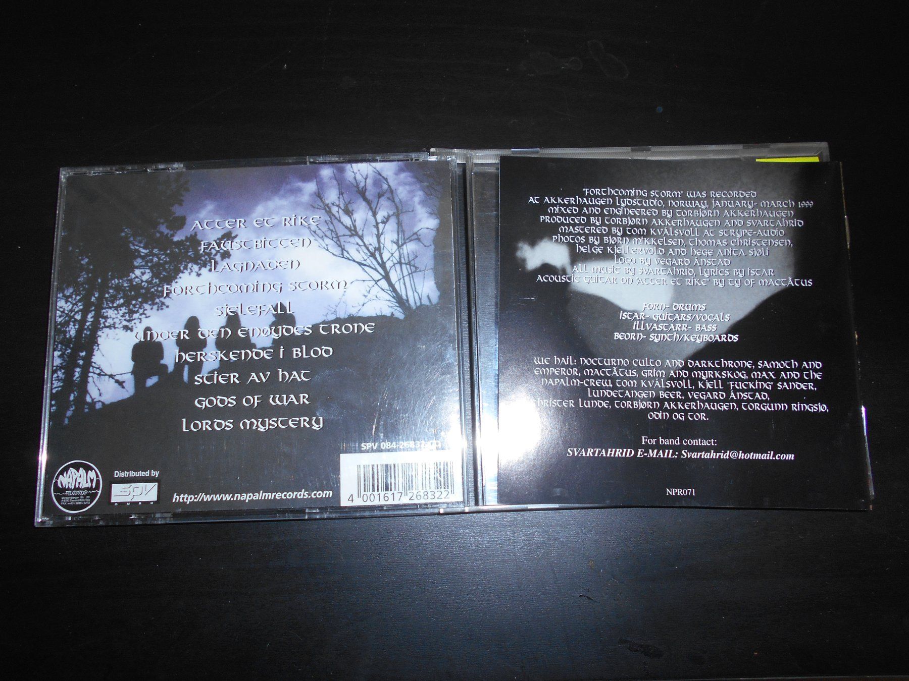 CD: Svartahrid – Forthcoming Storm / 1999 – Usato da Aarberg venduto da witchhunter01 1