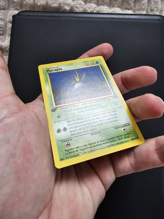 Pokémon Carte collezionabili: Myrapla 1. Edition 58/64 Deutsch Jungle Pokemon Karte – Usato da oberbuchsiten venduto da thug4 2