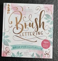 Brush Lettering Buch, Brush Pen und Watercolor
