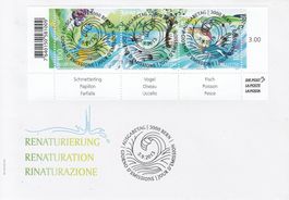 1474-1476 Renaturierung mit Vollstempel auf FDC Bern 5.9.13