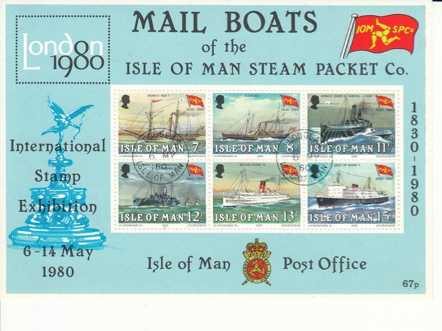 Tutti i francobolli: Isle of Man Mi Block 3 – Usato da Bürglen TG venduto da StampGraf 3