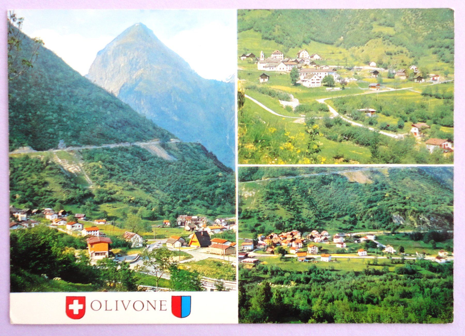Cartoline postali: Olivone TI 893 m s.m. – Usato da Fétigny venduto da Billy2miny