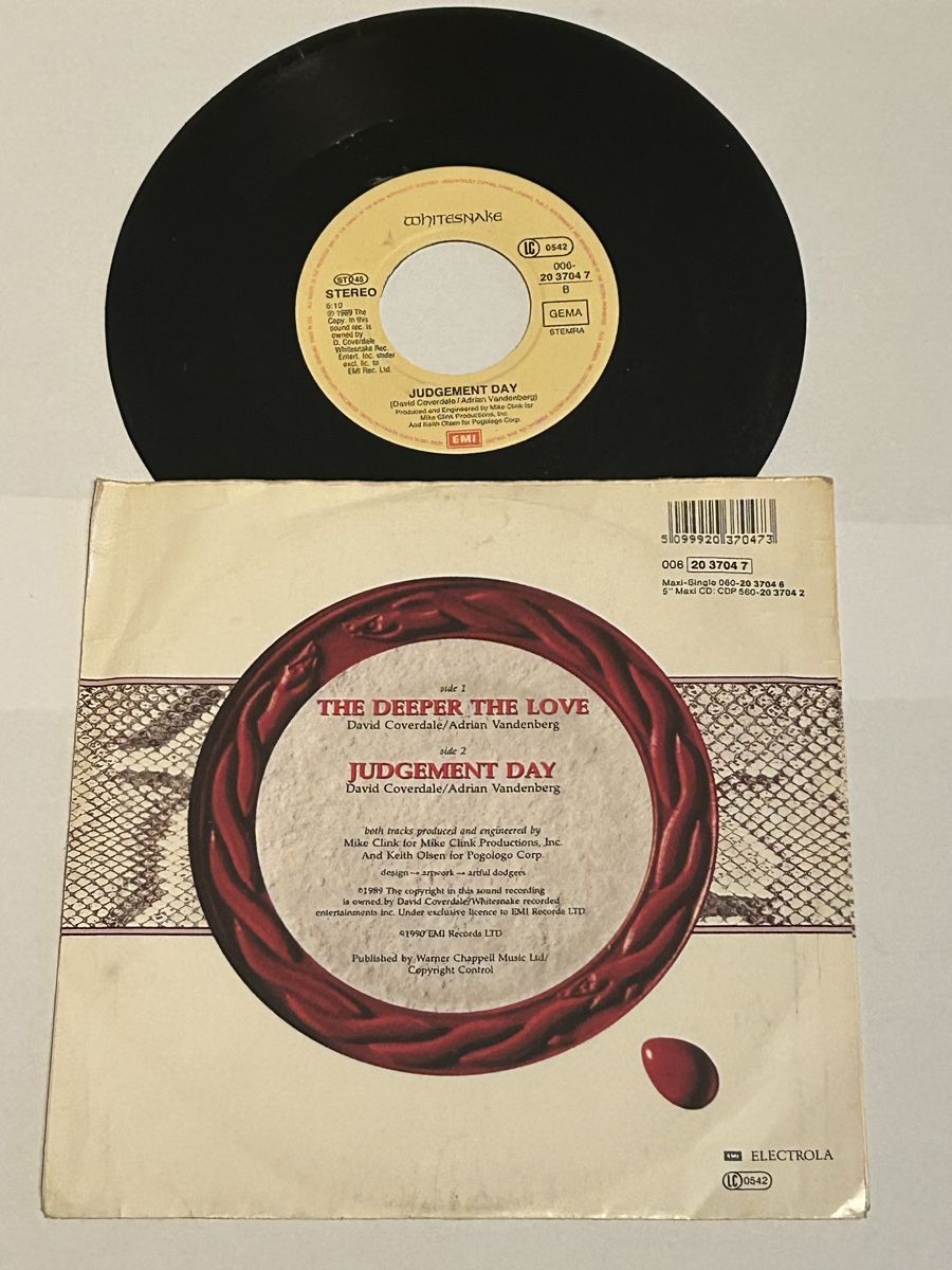 Schallplatten: Whitesnake. 1990. The Deeper The Lovr – Gebraucht aus Faulensee von Mizuno06 1