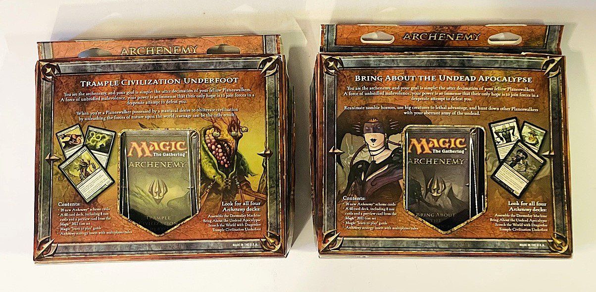 Magic The Gathering Sammelbilder & Trading cards: Magic The Gathering Archenemy Decks Trample & Undead – Gebraucht aus Duggingen von nad_6yzh 1
