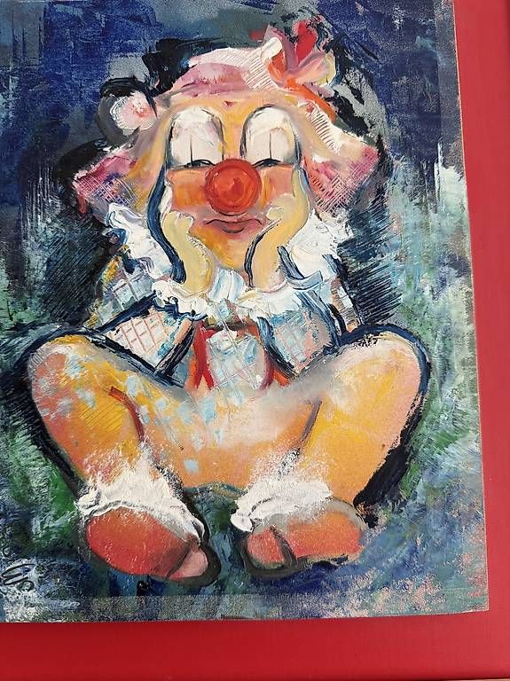 Dipinti: Ölbild Clown – Usato da Adliswil venduto da sus_l8lg 1