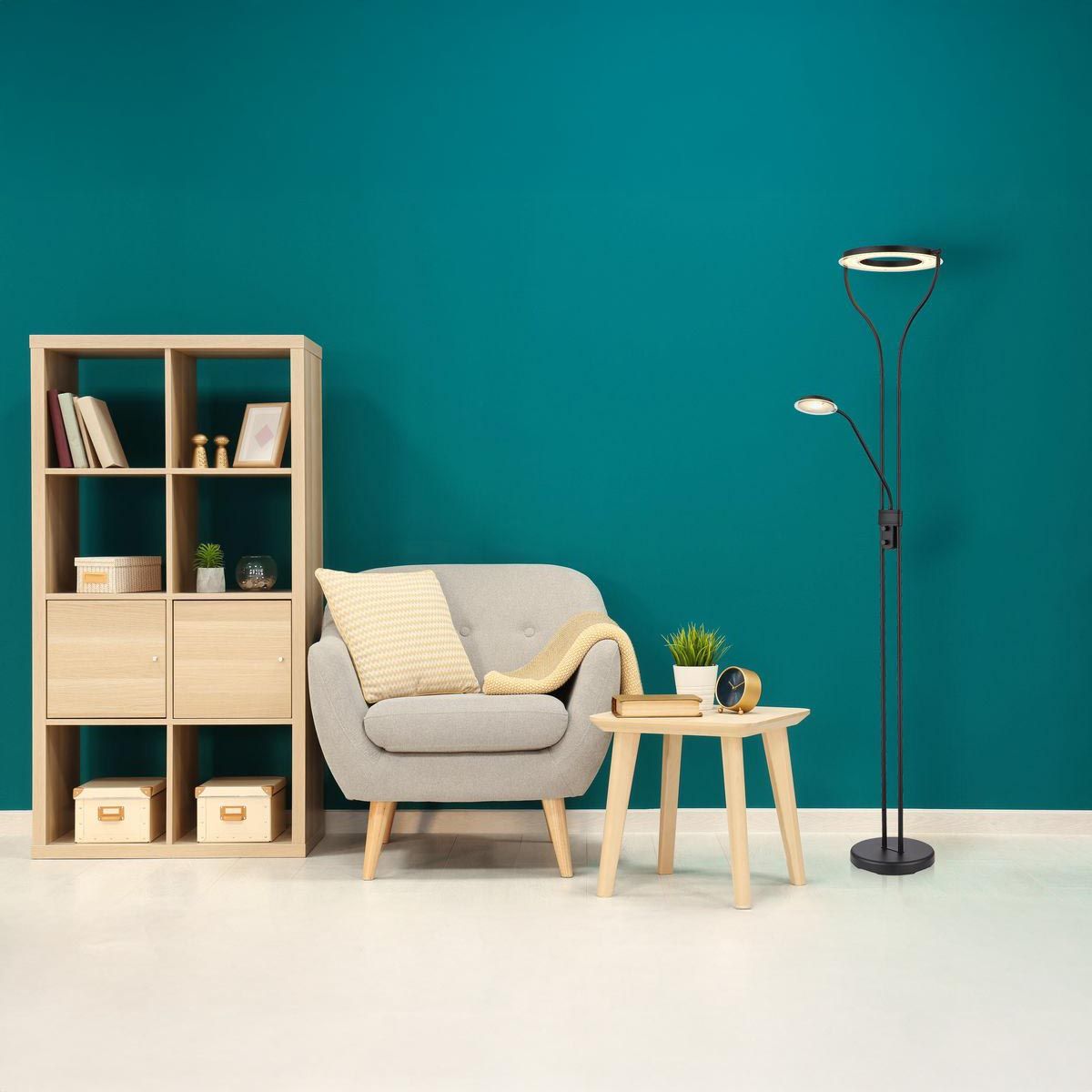 Lampade: LED Deckenfluter, Leselicht, 194 cm Höhe – Nuovo (secondo la descrizione) da Kreuzlingen venduto da Smart-Light