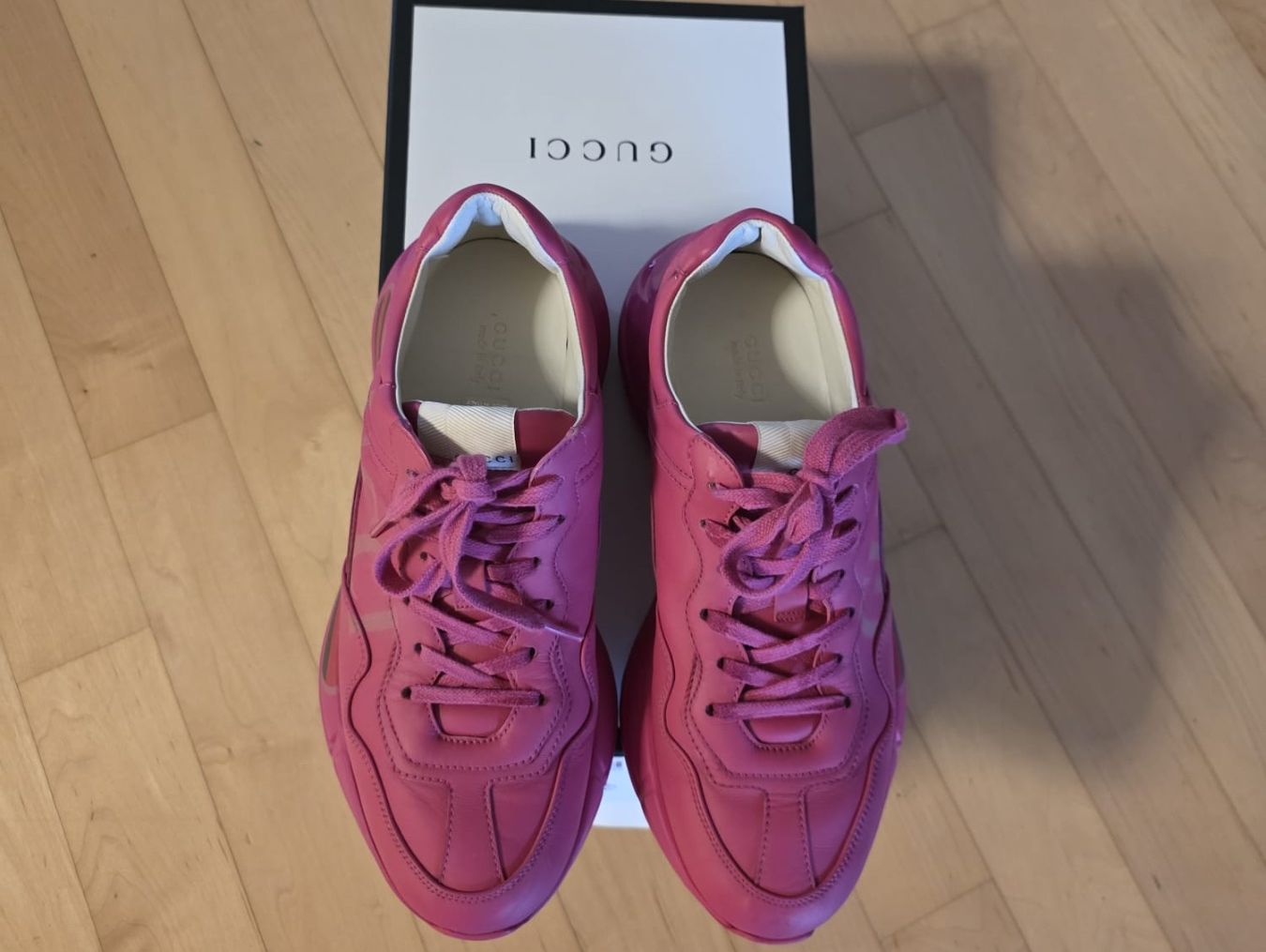 Gucci Scarpe da donna: Gucci Rhyton Pink sneakers – Nuovo e nell'imballaggio originale da Zürich venduto da maxsalezzen