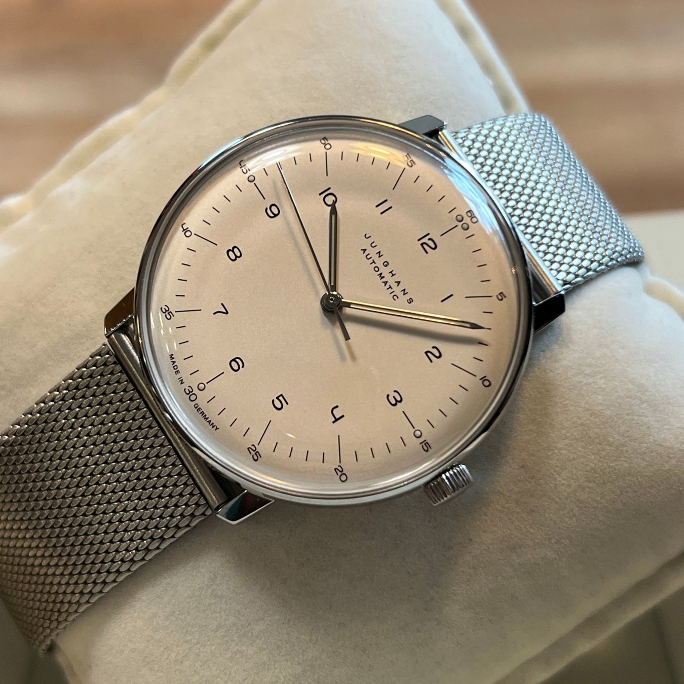 Junghans Uhren: Junghans Max Bill Automatic White Dial Full Set 27/3500 – Gebraucht aus Carouge GE von Watchaser 8