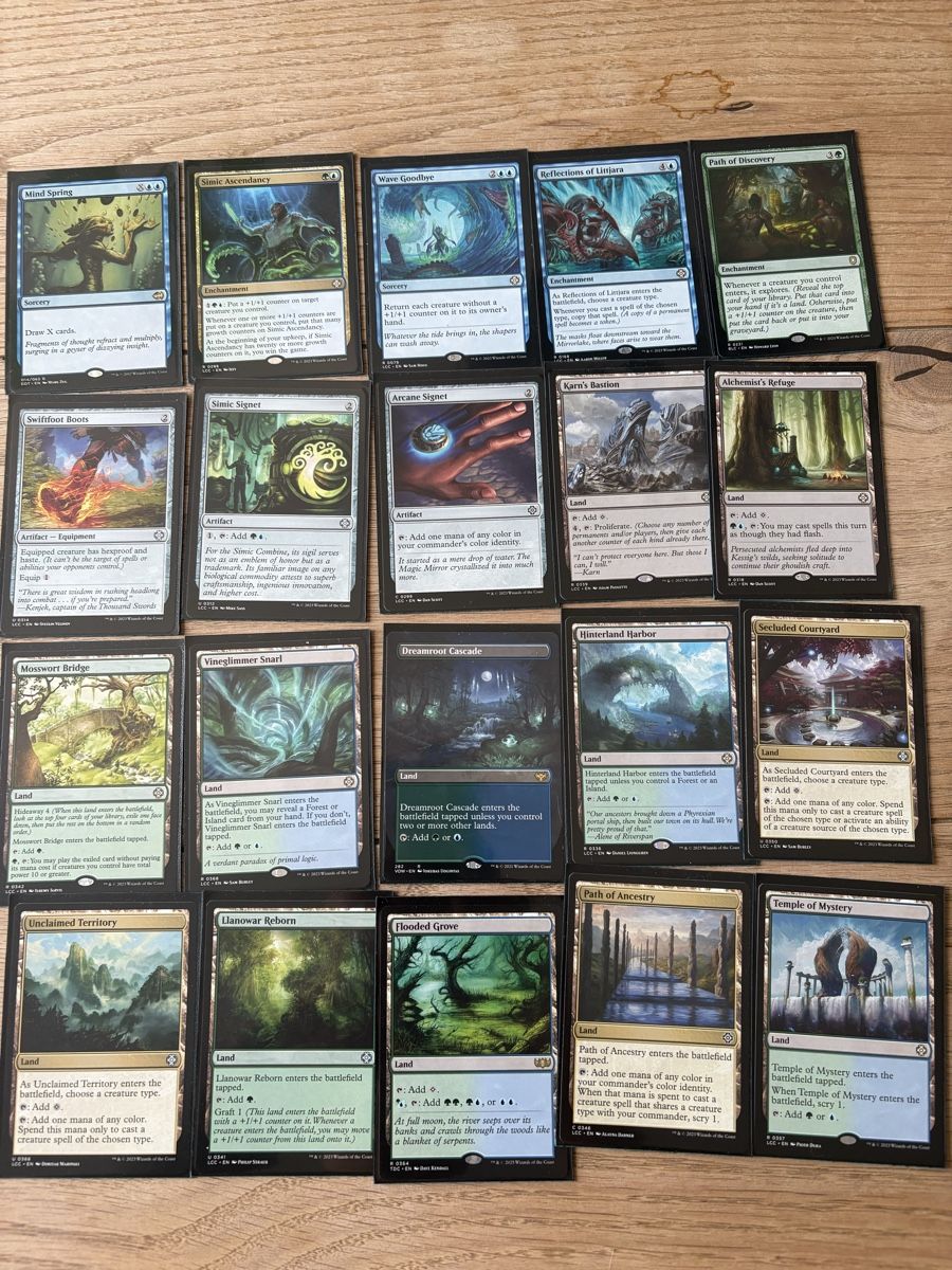 Magic The Gathering Sammelbilder & Trading cards: Deck commander Merfolk – Gebraucht aus Melide von Cesareee 4