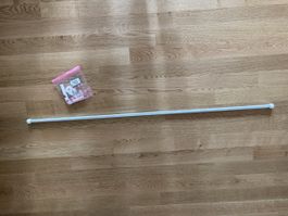Vorhangstange (155cm, weiss)